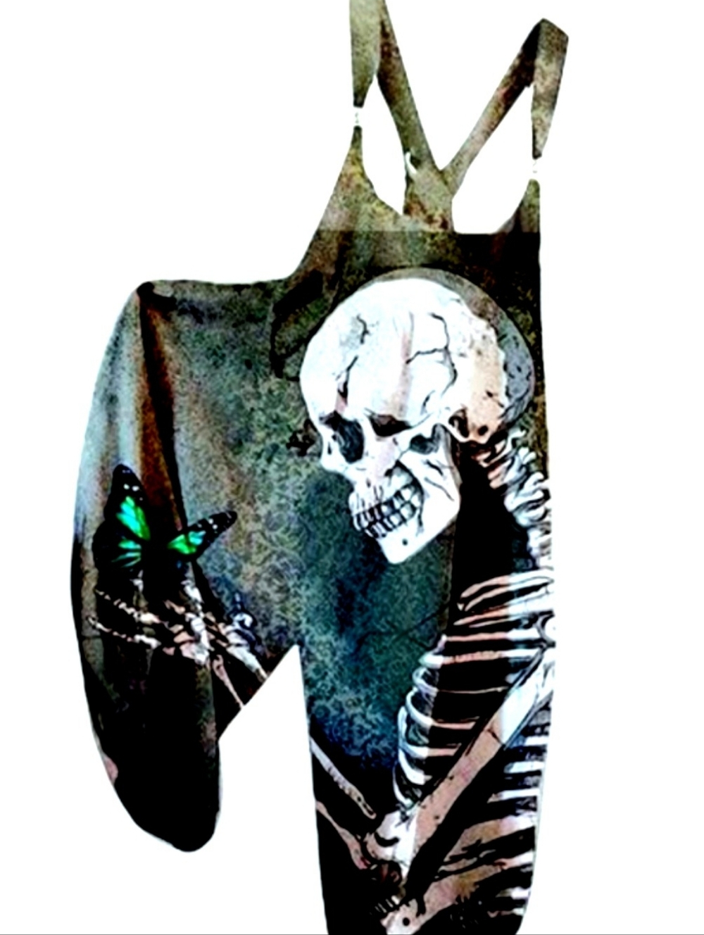 SKELETON & BUTTERFLY Romper